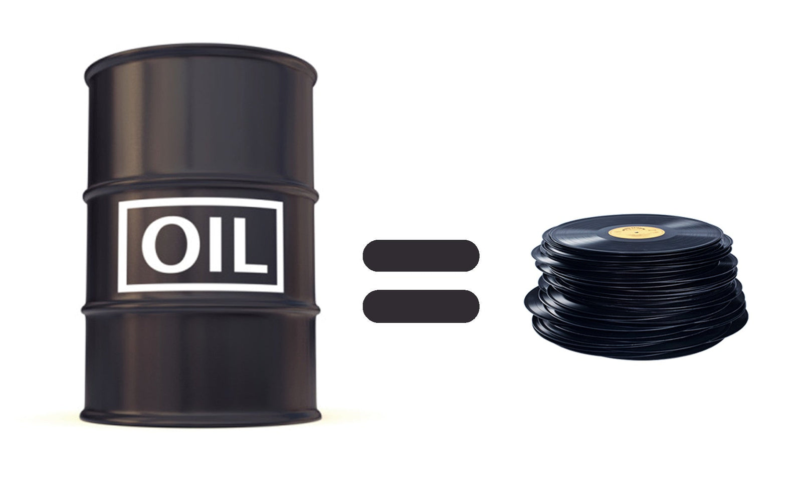 50 Vinyl Records per Barrel of Crude