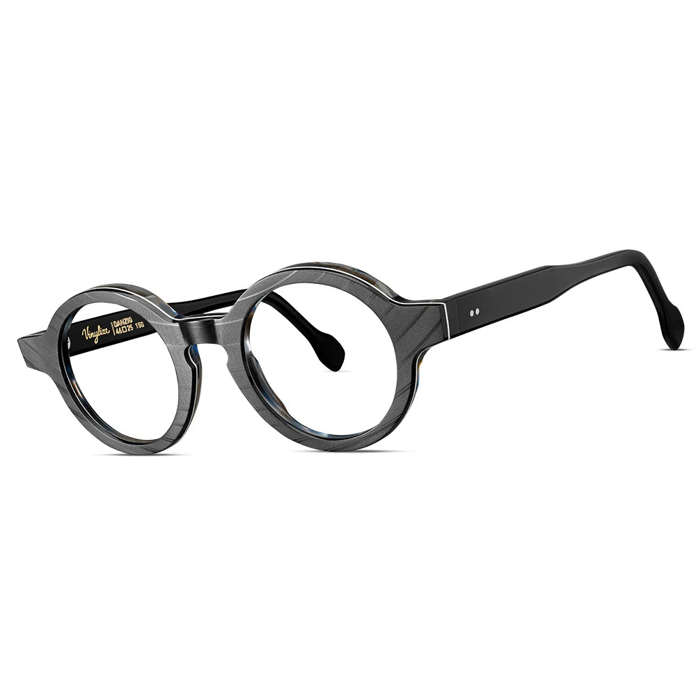 round eyewear frame with subtle curves