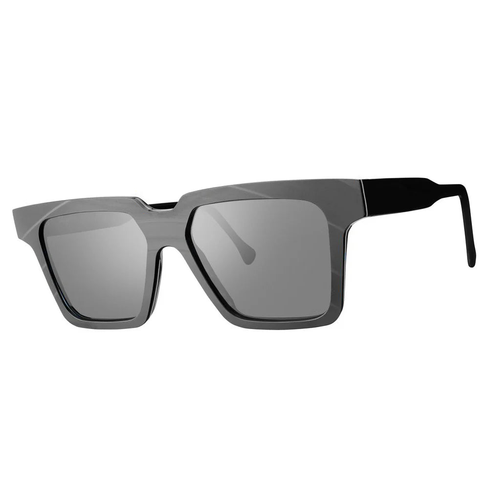 handcrafted vinyl eyewear frame on white background