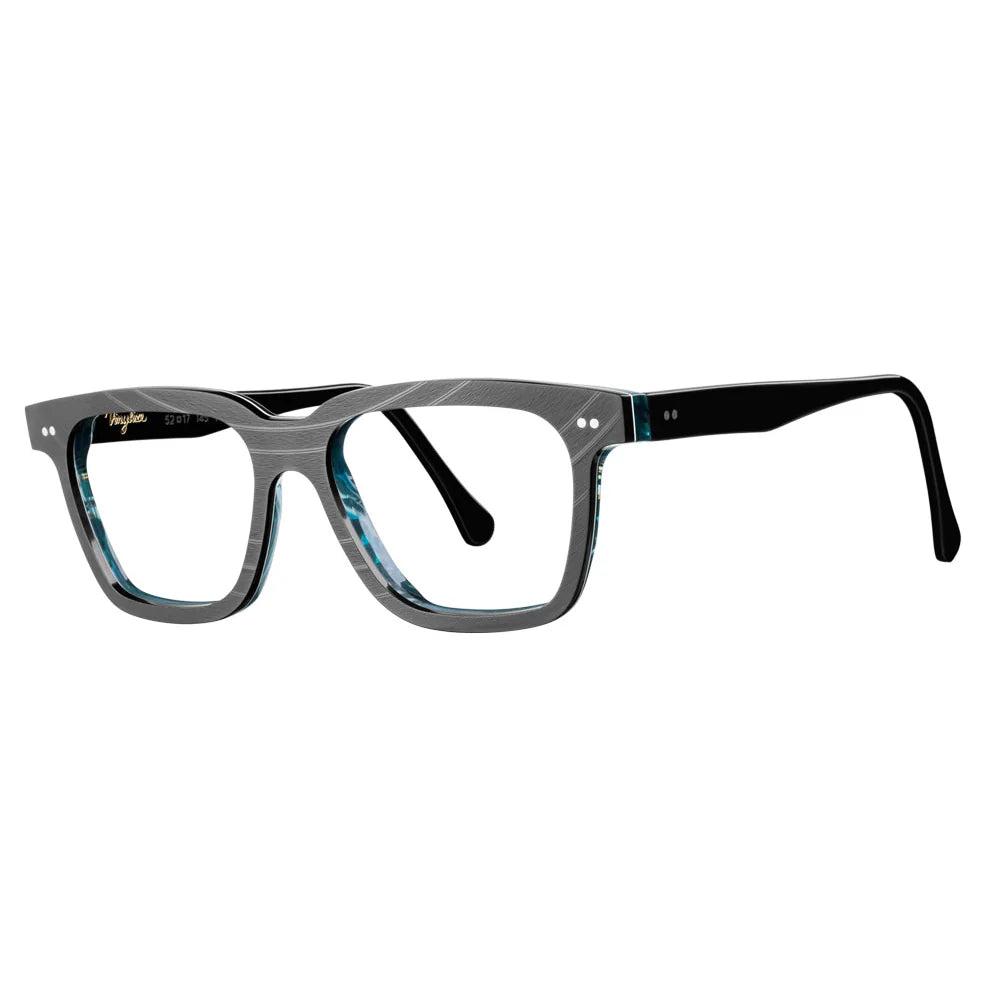 Vinylize Eyewear - A classical and serious frame. Large in size. Fits men with square face shapes. Named after Gilberto Passos Gil Moreira.