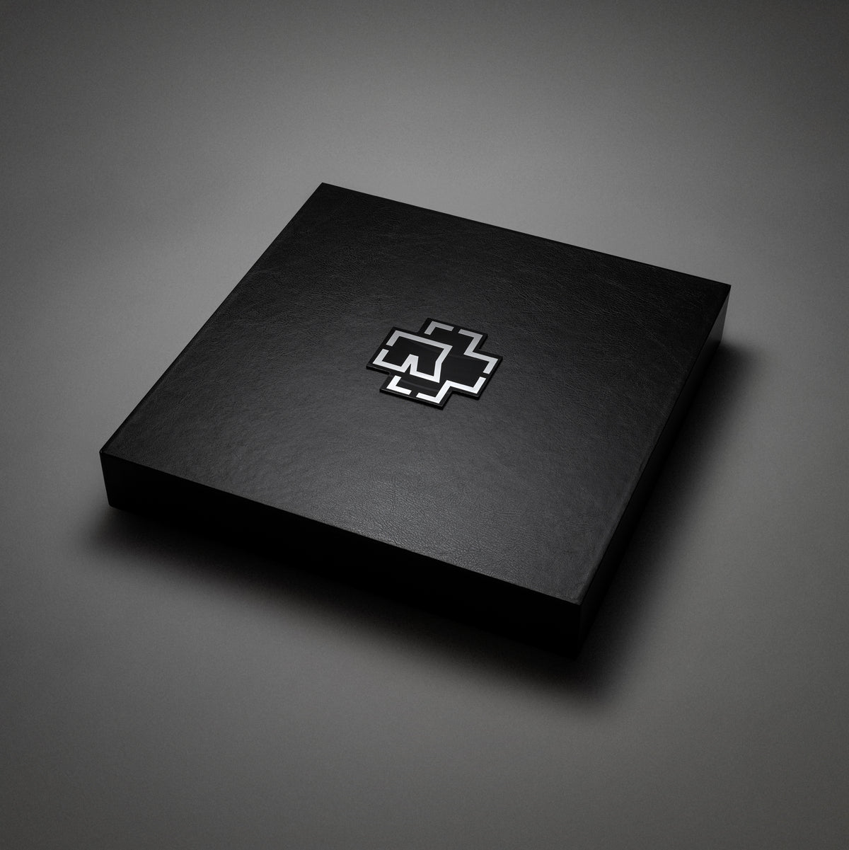 custom made black Rammstein box that holds 6 frames