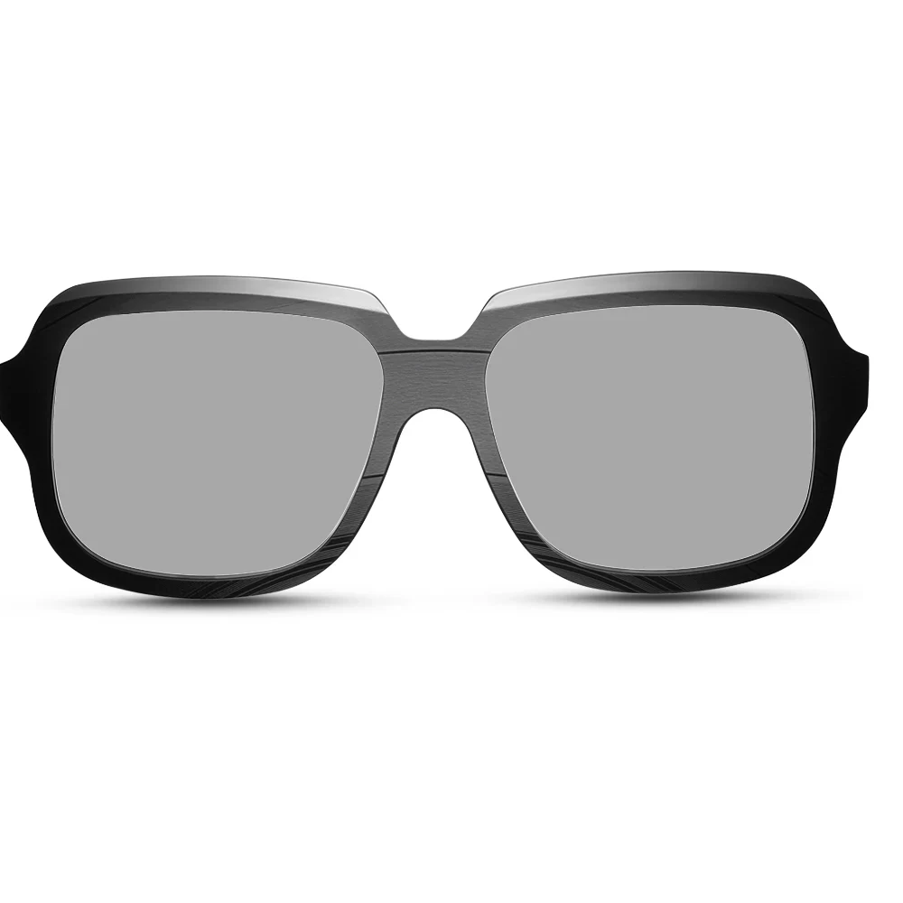 Black ULTRA eyewear is Havana-colored, has a textured exterior, is prescription-ready, and is handmade in Europe, making each pair unique.
