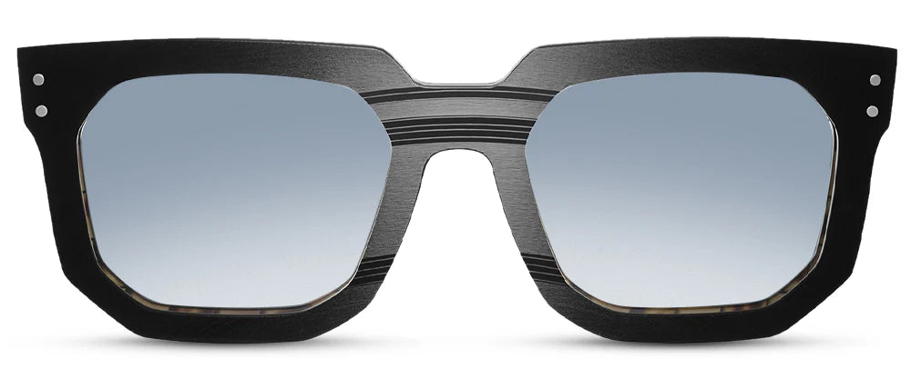 Hazel Polarized sunglasses by Vinylize with handcrafted repurposed vinyl frames
